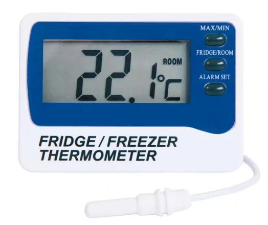 Fridge freezer thermometer