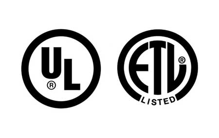 UL ETL logos